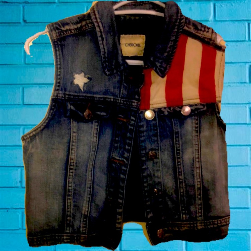Vintage Cherokee denim vest